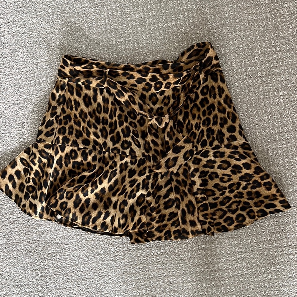New Zara satin Skort.